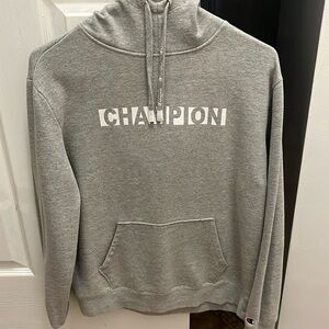 champion gray hoodie